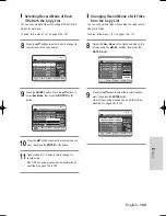 Preview for 109 page of Samsung DVD-HR720 Instruction Manual