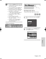 Preview for 113 page of Samsung DVD-HR720 Instruction Manual