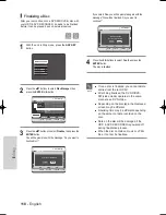 Preview for 118 page of Samsung DVD-HR720 Instruction Manual