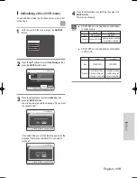 Preview for 119 page of Samsung DVD-HR720 Instruction Manual