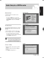 Preview for 129 page of Samsung DVD-HR720 Instruction Manual