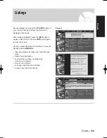 Preview for 139 page of Samsung DVD-HR720 Instruction Manual