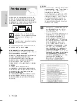 Preview for 2 page of Samsung DVD-HR720 Manuel D'Instructions