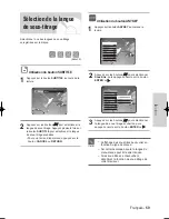 Preview for 59 page of Samsung DVD-HR720 Manuel D'Instructions