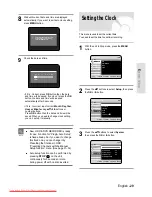 Preview for 29 page of Samsung DVD-HR730 Instruction Manual