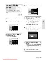 Preview for 35 page of Samsung DVD-HR730 Instruction Manual