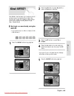 Preview for 49 page of Samsung DVD-HR730 Instruction Manual