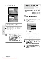 Preview for 50 page of Samsung DVD-HR730 Instruction Manual