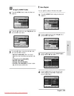 Preview for 65 page of Samsung DVD-HR730 Instruction Manual