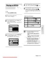 Preview for 73 page of Samsung DVD-HR730 Instruction Manual