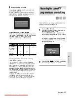 Preview for 77 page of Samsung DVD-HR730 Instruction Manual