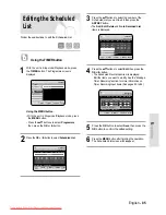 Preview for 85 page of Samsung DVD-HR730 Instruction Manual