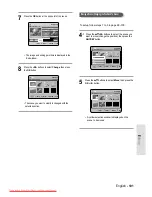 Preview for 101 page of Samsung DVD-HR730 Instruction Manual