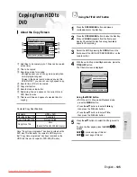 Preview for 105 page of Samsung DVD-HR730 Instruction Manual