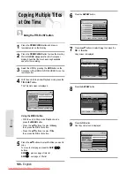 Preview for 108 page of Samsung DVD-HR730 Instruction Manual