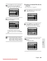 Preview for 109 page of Samsung DVD-HR730 Instruction Manual