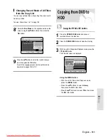 Preview for 111 page of Samsung DVD-HR730 Instruction Manual