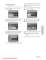 Preview for 321 page of Samsung DVD-HR730 Instruction Manual