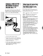 Preview for 20 page of Samsung DVD-HR733 Instruction Manual