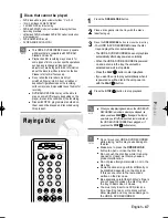 Preview for 47 page of Samsung DVD-HR733 Instruction Manual