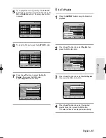 Preview for 67 page of Samsung DVD-HR733 Instruction Manual