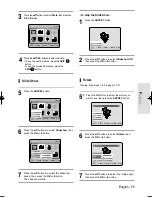 Preview for 71 page of Samsung DVD-HR733 Instruction Manual