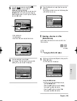 Preview for 95 page of Samsung DVD-HR733 Instruction Manual