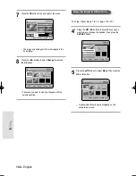 Preview for 102 page of Samsung DVD-HR733 Instruction Manual