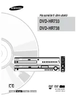 Preview for 128 page of Samsung DVD-HR733 Instruction Manual