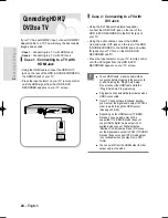 Preview for 24 page of Samsung DVD-HR735 Instruction Manual