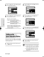 Preview for 34 page of Samsung DVD-HR735 Instruction Manual