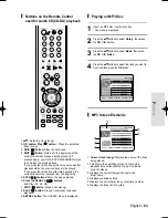 Preview for 63 page of Samsung DVD-HR735 Instruction Manual