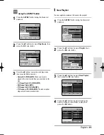 Preview for 65 page of Samsung DVD-HR735 Instruction Manual