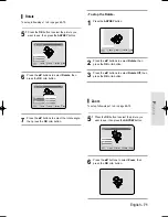 Preview for 71 page of Samsung DVD-HR735 Instruction Manual