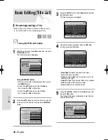 Preview for 90 page of Samsung DVD-HR735 Instruction Manual