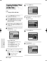 Preview for 108 page of Samsung DVD-HR735 Instruction Manual