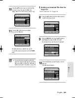 Preview for 109 page of Samsung DVD-HR735 Instruction Manual