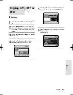 Preview for 113 page of Samsung DVD-HR735 Instruction Manual