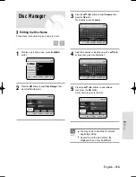 Preview for 115 page of Samsung DVD-HR735 Instruction Manual