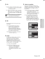 Preview for 167 page of Samsung DVD-HR735 Instruction Manual