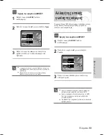 Preview for 187 page of Samsung DVD-HR735 Instruction Manual