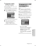 Preview for 239 page of Samsung DVD-HR735 Instruction Manual