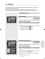 Preview for 73 page of Samsung DVD-HR749 Instruction Manual