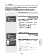 Предварительный просмотр 77 страницы Samsung DVD-HR753 Instruction Manual