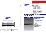 Samsung DVD-HR753 Service Manual preview