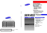 Samsung DVD-HR755 Service Manual preview