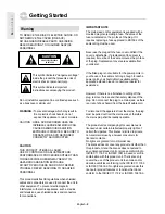 Предварительный просмотр 2 страницы Samsung DVD-HR757 Instruction Manual