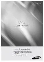 Preview for 1 page of Samsung DVD-HR770 User Manual