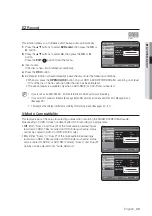 Preview for 39 page of Samsung DVD-HR770 User Manual