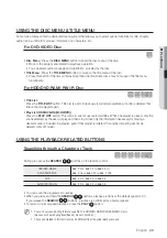 Preview for 43 page of Samsung DVD-HR770 User Manual